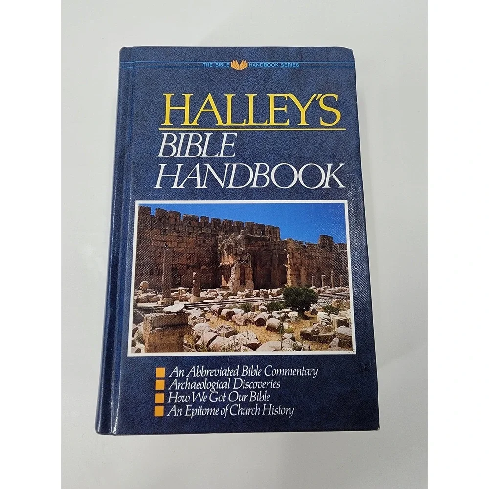 Halleys Bible Handbook Henry H Halley Zondervan Hardcover Commentary Archaeology